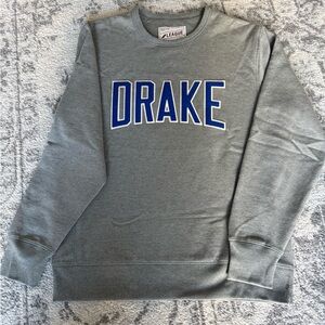 League 91 Drake University Gray Unisex Sweater
